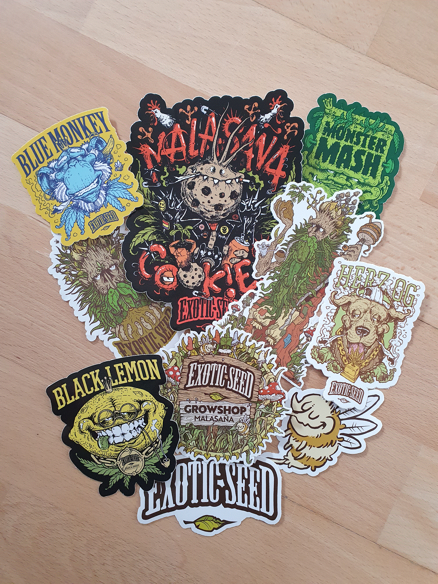 Sticker pack exotic