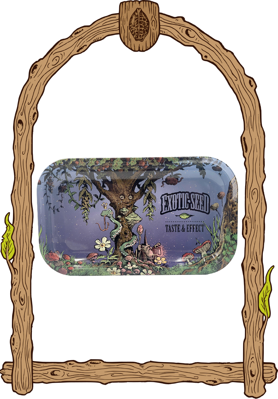 exotic rolling tray midnight