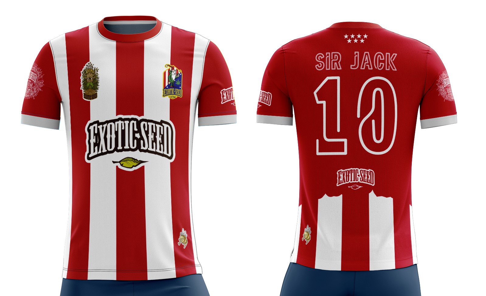 Soccer Shirt Madrid with Logos 